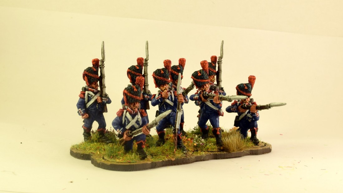 28mm Napoleonic French Carabiniers Light Infantry 28009 