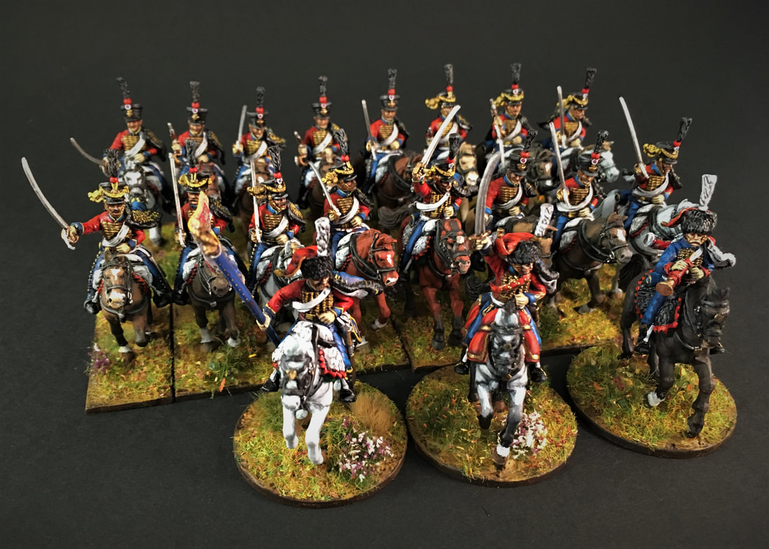 Napoleonic French Hussars Figures